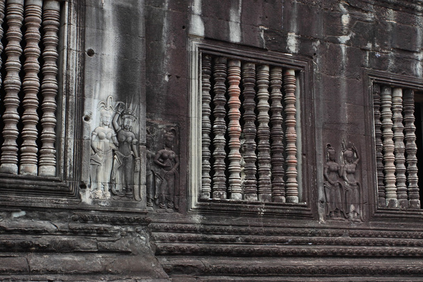 Angkor wat, siem συγκεντρώνει, Καμπότζη - Φωτογραφία, εικόνα