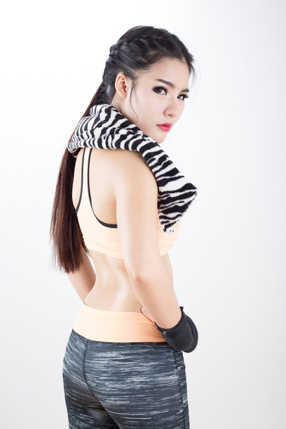 Beautiful asian Boxing woman - Foto, immagini