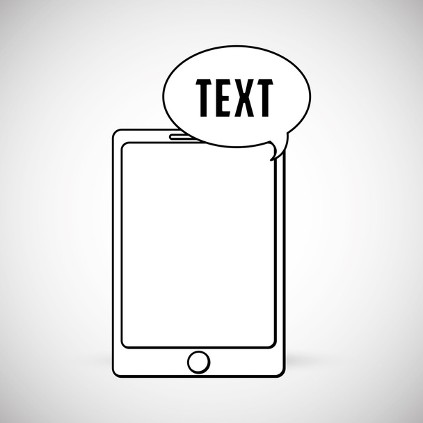 SMS icon design - Wektor, obraz