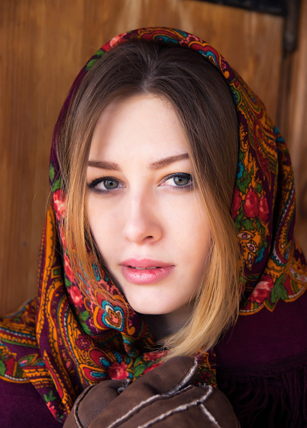 Traditional russian woman - 写真・画像
