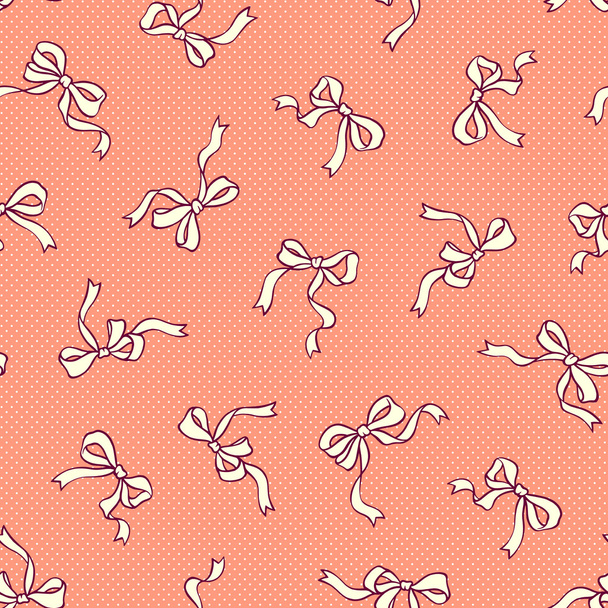 Ribbon illustration pattern - Vektör, Görsel
