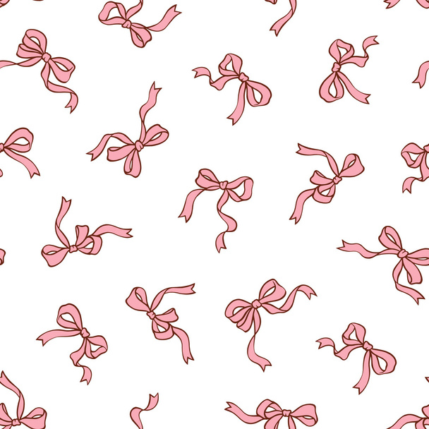 Ribbon illustration pattern - Vector, Imagen