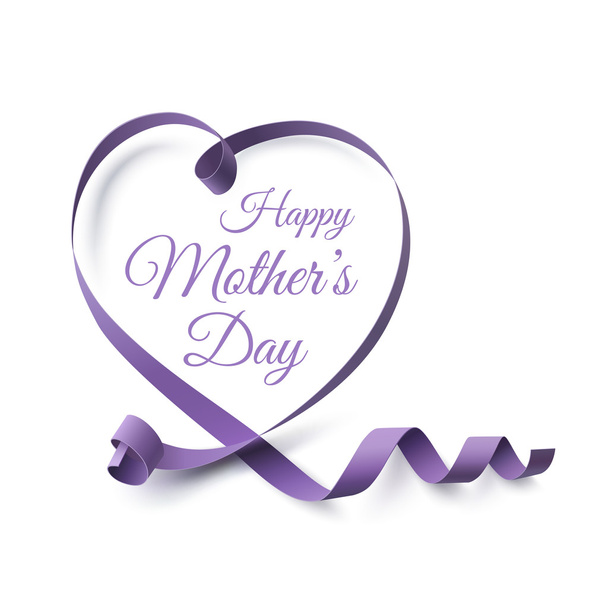 Mothers Day greeting card template. - Vector, imagen