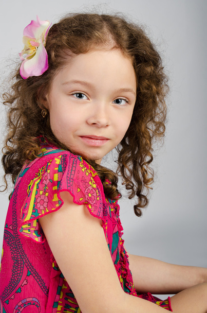 Portrait of cute little girl - Foto, immagini