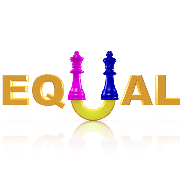 Символ рівності між чоловіком і жінкою
 - Фото, зображення