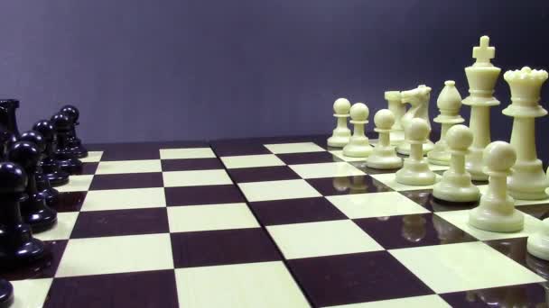 Šachy s figurkami - Záběry, video