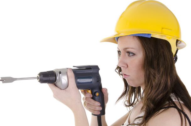 Construction woman (3) - Foto, Bild