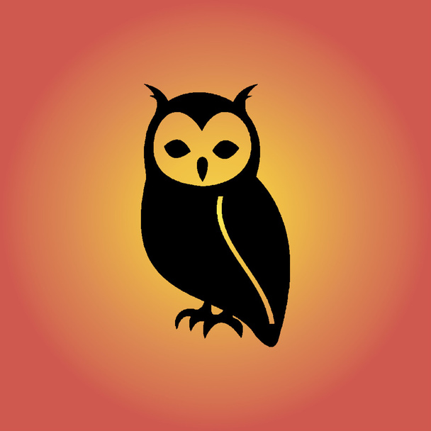 Owl Icon. owl vector - Vector, afbeelding