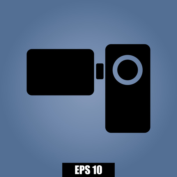 Video Camera Icon vector - ベクター画像
