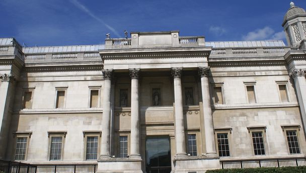 Національна галерея, Трафальгарська площа, Лондон, Англія - Фото, зображення