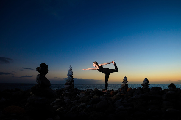 Orientální cvičení jógy na Tenerife - Fotografie, Obrázek