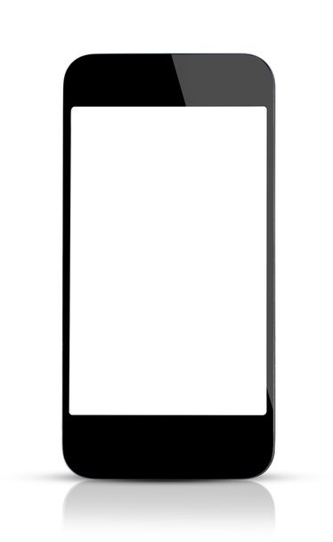 chytrý telefon na bílém pozadí - Fotografie, Obrázek