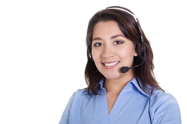 Kobieta operator call center - Zdjęcie, obraz