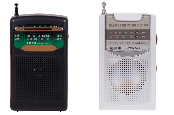 Radio moderne sur blanc
 - Photo, image