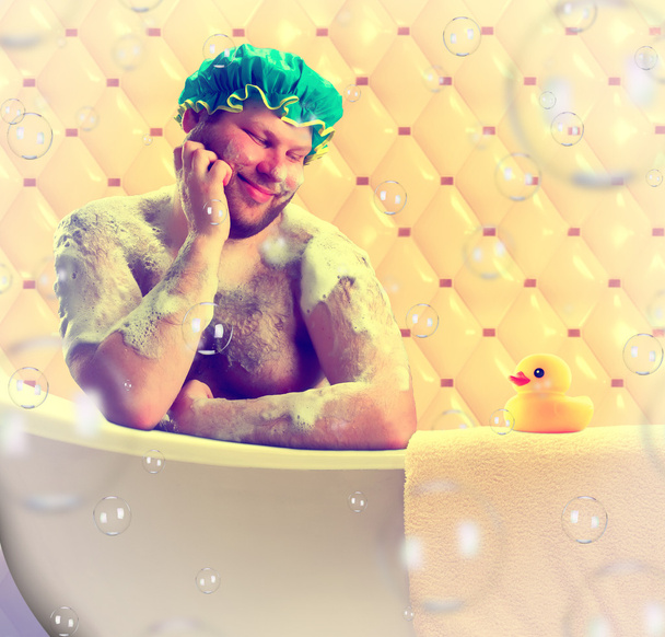 Романтичний мрійник приймає ванну
 - Фото, зображення