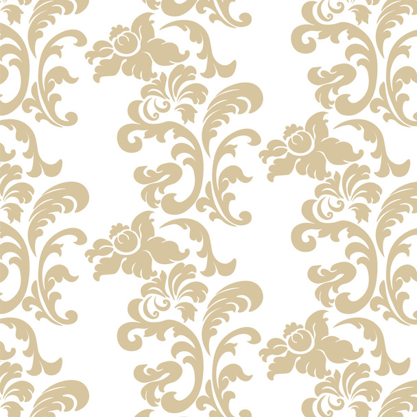 Vector Vintage Damask Pattern flower ornament Imperial style - Vector, afbeelding