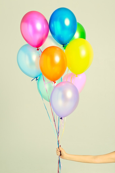Multi-colored balloons - Fotoğraf, Görsel
