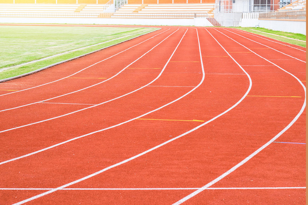 Running track in the stadium - Photo, Image