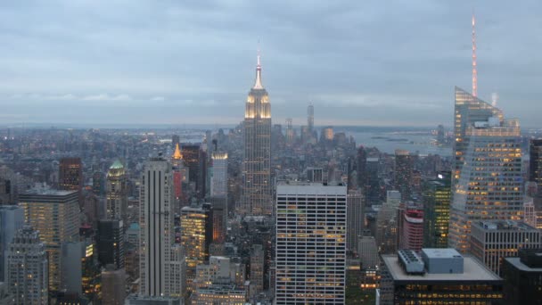 Kilátás Manhattan Empire State Building - Felvétel, videó
