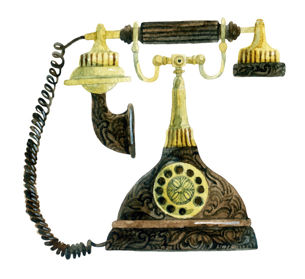 Teléfono en estilo retro
 - Foto, imagen