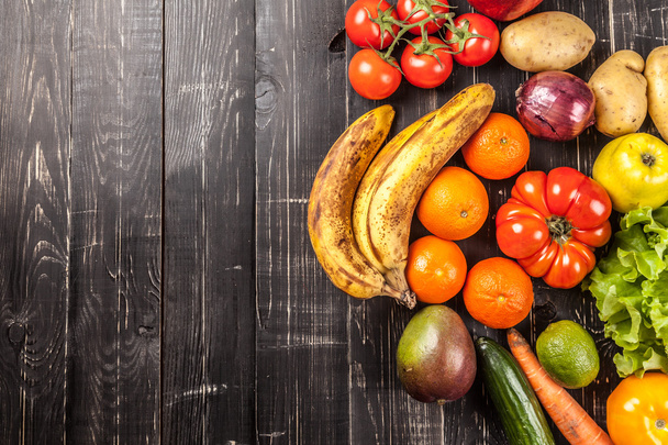 organic vegetables and fruits - Fotó, kép