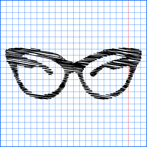 Векторна ілюстрація стильних сонячних окулярів
 - Вектор, зображення