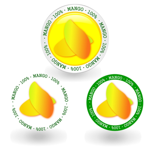 Mango　frame - ベクター画像