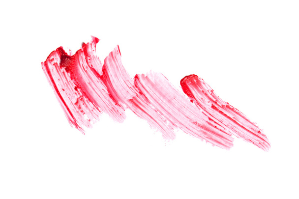 beyaz izole kırmızı ruj inme (örnek) - Fotoğraf, Görsel