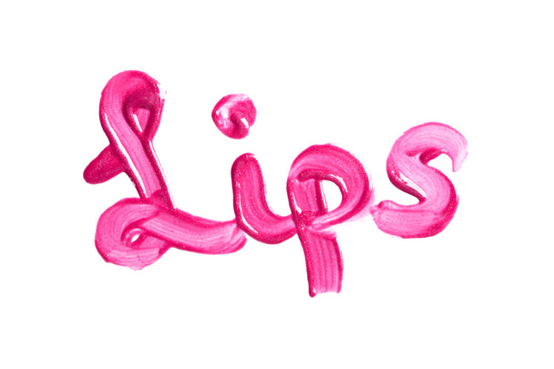 Hermoso brillo labial rosa
 - Foto, imagen