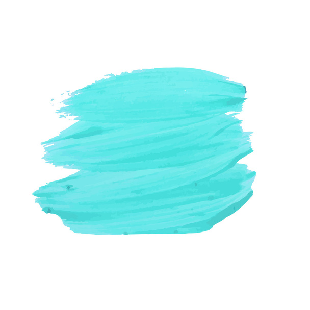 塗料の青緑色の汚れ - ベクター画像