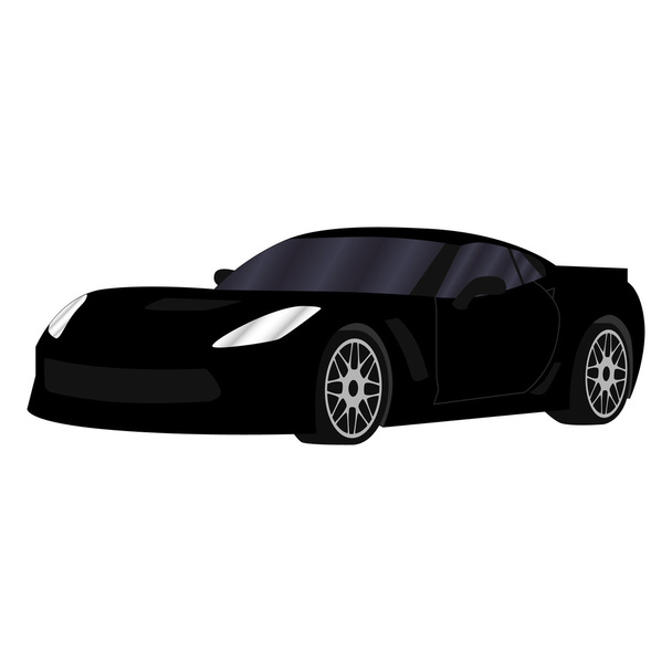 auto sportiva nera. velocità
 - Vettoriali, immagini