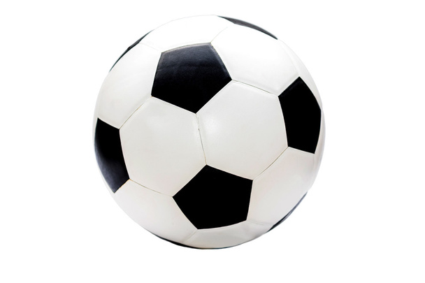 футбольный мяч на белом фоне. - Фото, изображение