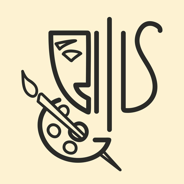 emblema de las artes
 - Vector, Imagen