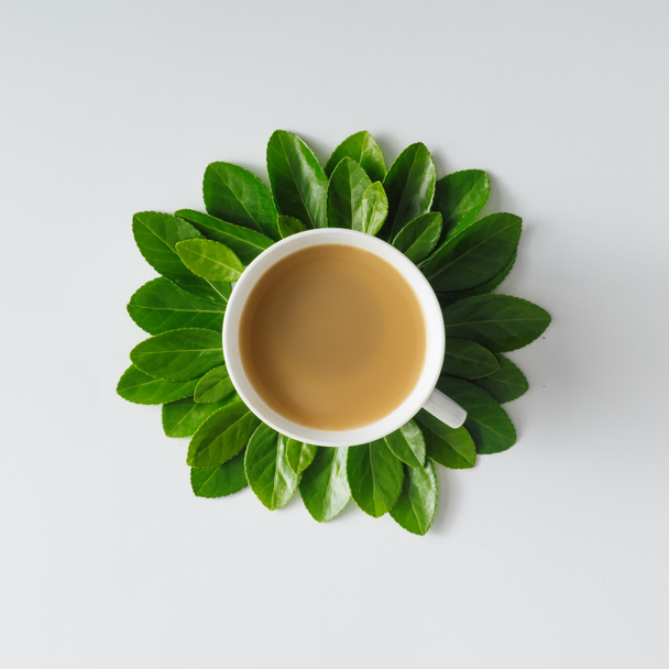 Creative natural morning coffee. - Photo, Image