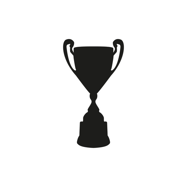 Silhouet van de Champions Cup. Pictogram vectorillustratie - Vector, afbeelding