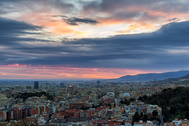 Blick auf die Stadt Barcelona  - Foto, Bild