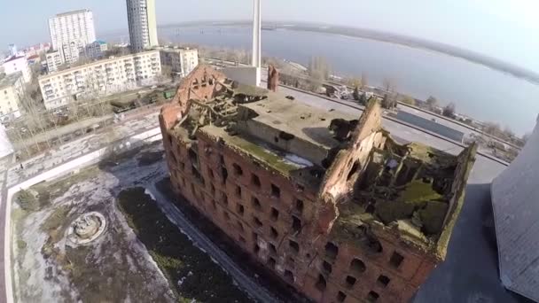 Létání nad Gergart mlýn v Volgograd, Rusko - Záběry, video