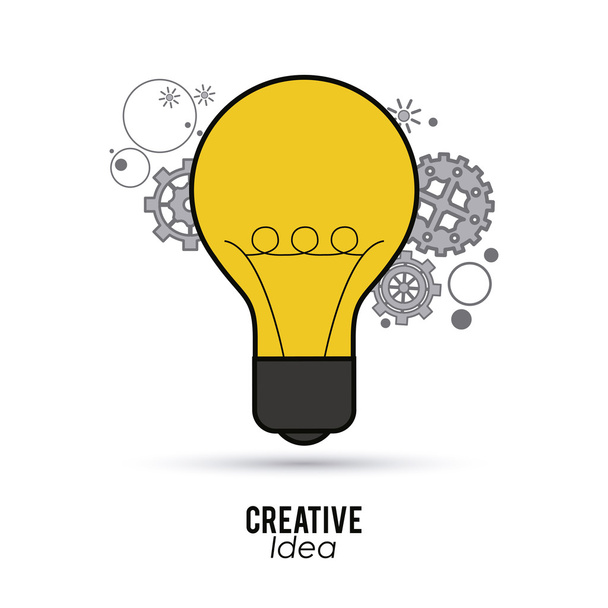Esprit créatif et conception d'icône d'idée, illustration vectorielle
 - Vecteur, image