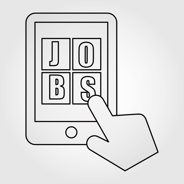 job search design - Vektor, obrázek