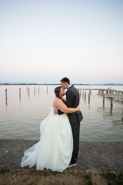 Bride and Groom Yacht Club Wedding - Photo, Image