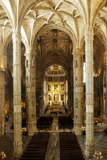 Hieronymites luostari sisätilat, Lissabon (Portugali
) - Valokuva, kuva