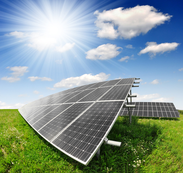 Güneş enerjisi panelleri - Fotoğraf, Görsel