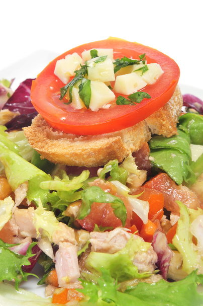 Assiette de salade
 - Photo, image