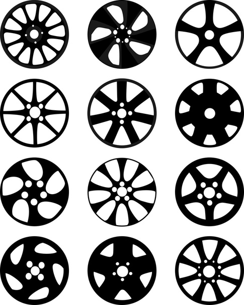 disky kola - Vektor, obrázek