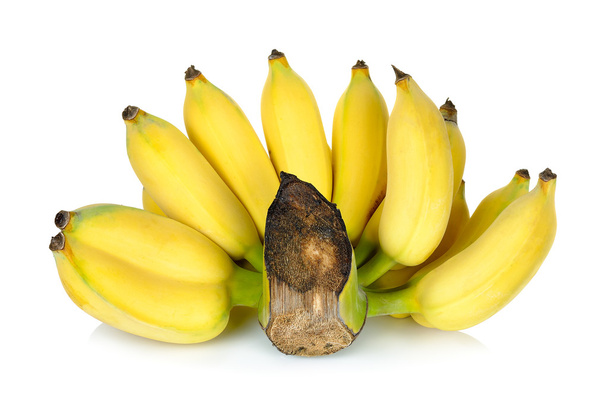 Banane isolée sur fond blanc - Photo, image