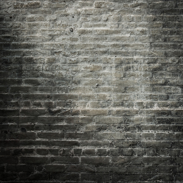 dunkler Backsteinmauerhintergrund - Foto, Bild