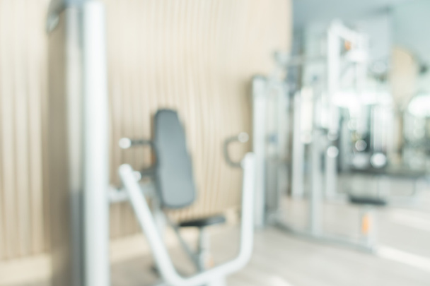 blur gym and fitness room interior - Фото, изображение