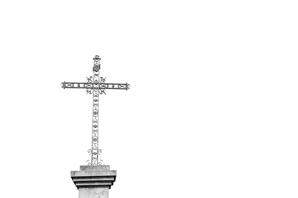  katolické abstraktní Nejsvětějšího kříže v Evropě Itálie a obloha - Fotografie, Obrázek
