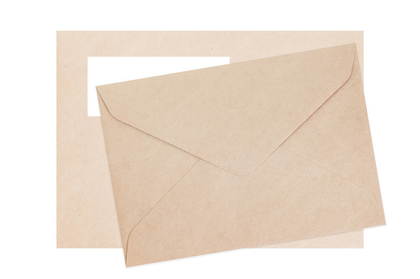 kahverengi kağıt zarfları - Fotoğraf, Görsel