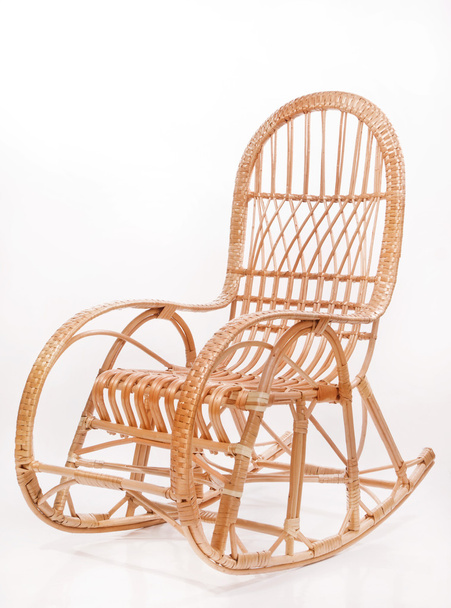 Old wooden rocking chair - Фото, зображення